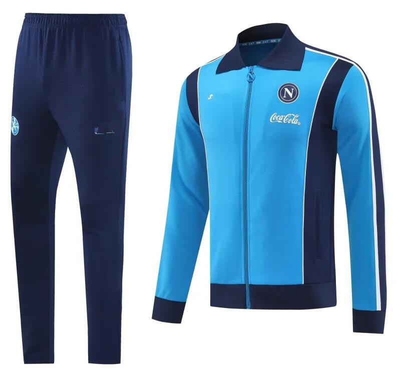 25 26 Napoli tracksuit soccer jersey football jacket kits 2025 2026 SSC Naples AE7 D10S training suit wear Formation tuta Chandal Jogging S-2XL