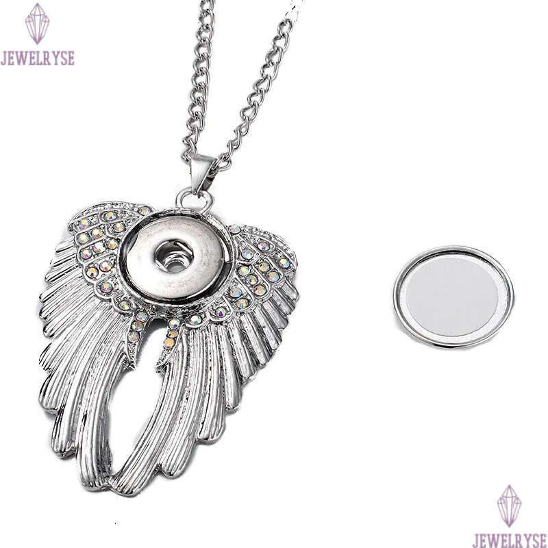 Thermal Transter Sublimation Blanks Necklaces Heart Wing Cross Pendants Designer Jewelry DIY Silver Plated Christmas Valentines Day For Women Choker N