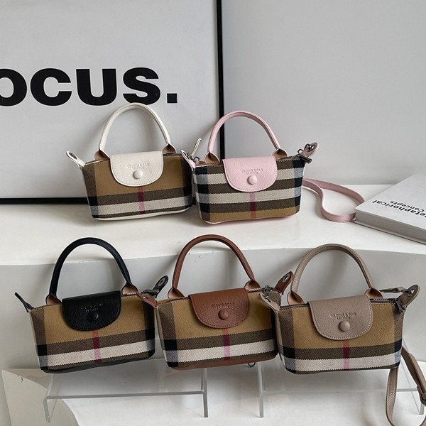 free shipping Designer Dumpling Bags Summer New Women's Plaid Mini Korean Style Minimalist High-End Handheld Shoulder Crossbody Bag
