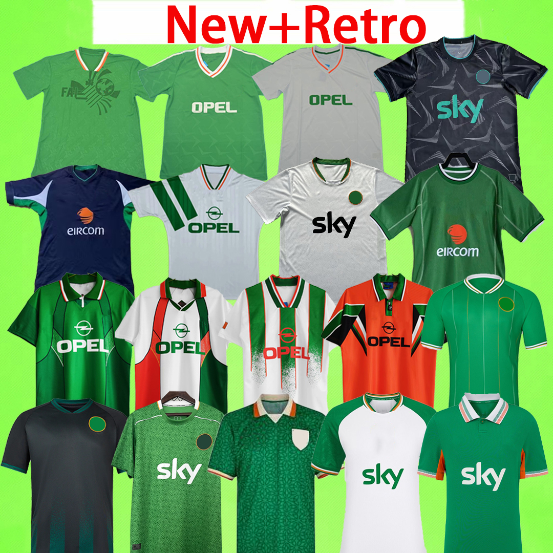 New + Retro 2026 Ireland Soccer Jerseys special edition DOHERTY DUFFY 25 26 Football shirts T BRADY McCLEAN COYNE goalkeeper uniform 1988 1990 1992 1994 1996 1998 2002