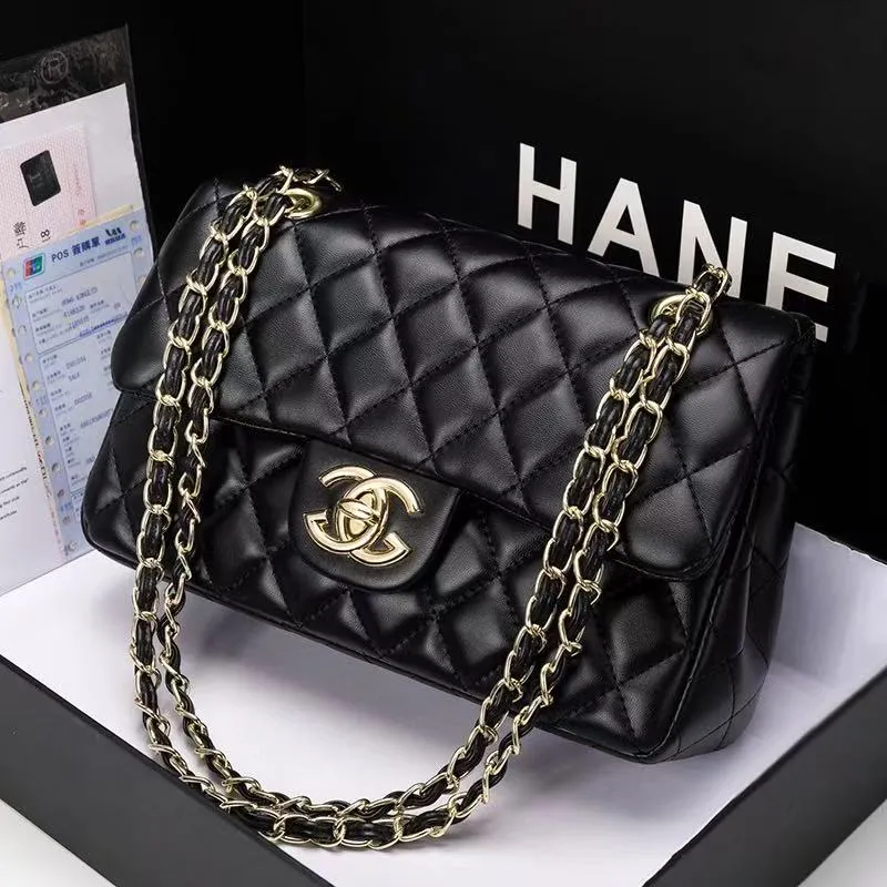 7AAA Designer Bags Luxurys Grade Caviar Cow Leather Classic Quilted Plaid Metal Chain Shoulder Bags Women's Shopping Vintage Handbags Double C backpack Wallets bag