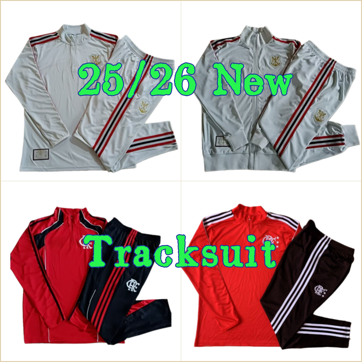 2025 2026 CR Flamengo tracksuit long jacket training suit 25/26 long sleeve suit kit uniform chandal adult sweatshirt Sweater long sleeved men sets Flamengo