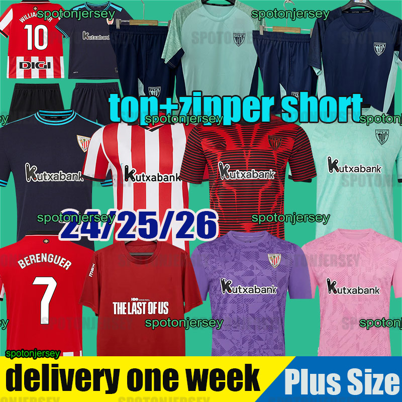 camiseta de Athletic Bilbao 25 26 Soccer Jerseys GURUZETA BERENGUER MUNIAIN Athletic WILLIAMS JR Football GARCIA VILLALIBRE Athletic Bilbao Sancet UNAI SIMON