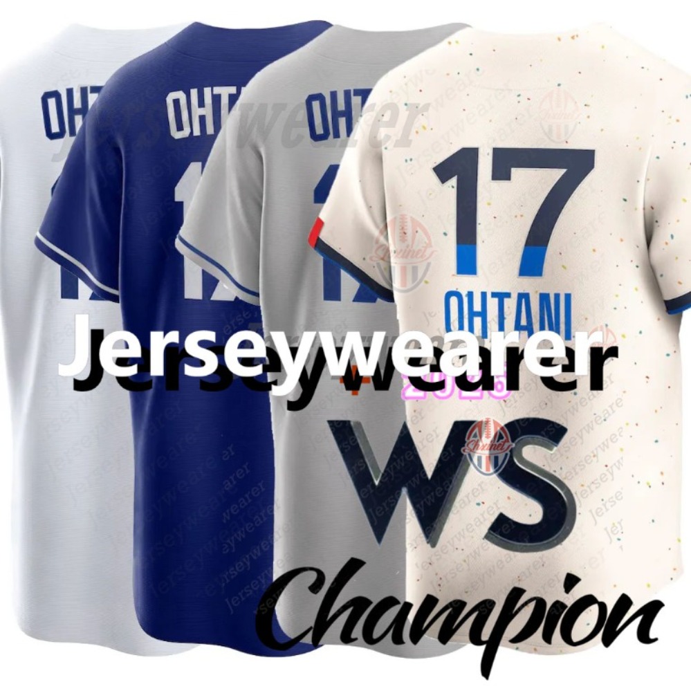 All Stitched 17 Ohtani 2025 World Series Championship Gold Betts Freeman Sasaki Tokyo Series Jersey Mens Womens Youth Hyeseong Kim Freddie Freeman Smith Edman
