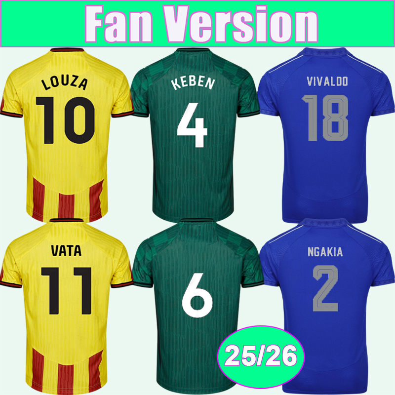 25 26 SISSOKO Mens Soccer Jersey INCE LOUZA NGAKIA KYPRIANOU CHAKVETADZE KJERRUMGAARD Home Away 3rd Football Shirts Uniforms