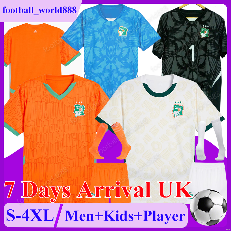 4XL Ivory Coast 2025 Soccer Jerseys ADINGRA DIAKITE GUESSAND 25 26 Football Shirts ADINGRA BOGA HALLER 2026 football kits FOFANA KESSIE SINGO Men Kit Kids Socks Sets