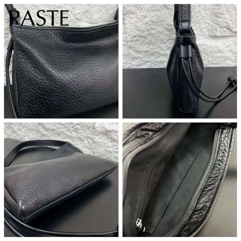 Niche Stylish A Sense Of Ease Elephant Pattern Croissant Tote Luxury Real Leather Sheepskin Women Flap Messenger Bag Thin Md1205