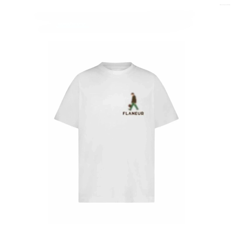 Men's T Shirts 2025 Flaneur Homme Floral Graphic Brand Pattern Printed T-shirts Summer Luxury Cotton Men 'and Women' Tops Tees