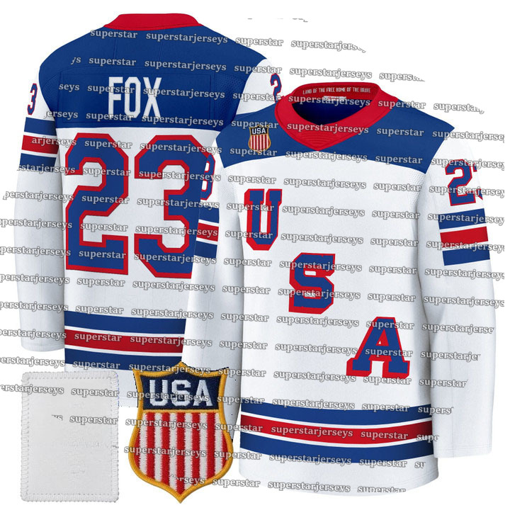 Personalized Custom Team USA 2026 Olympices Hockey Jersey Mens Matthew Tkachuk Clayton Keller J.T. Miller Jason Robertson Tage Thompson Cole Caufield 
