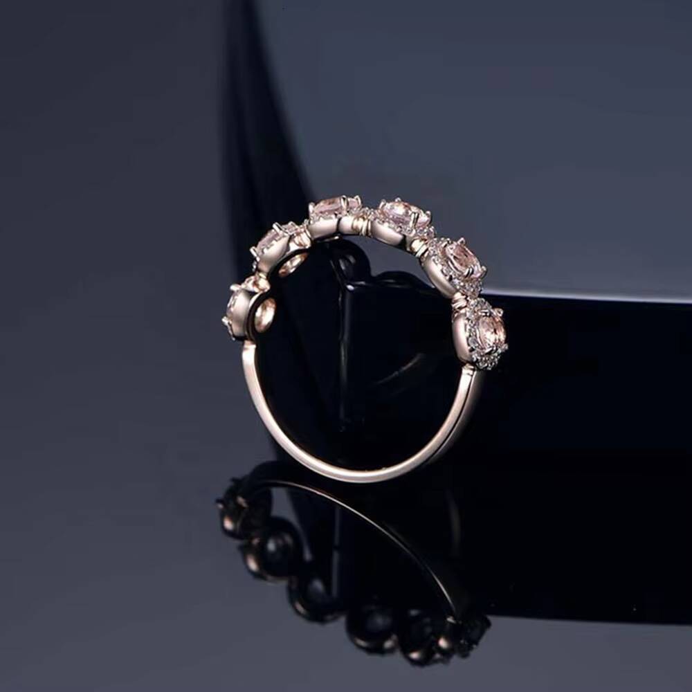 Elegant Smokey Quartz Cut 925 Sterling Silver Engagement Band Ring Halo Womens Wedding Jewelry Featuring Morganite