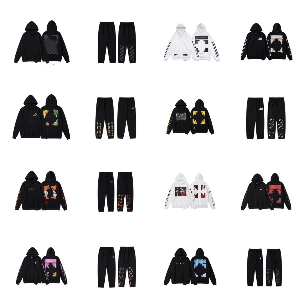 OFF hoodies for men designer hoodie womens sweatshirt printing tracksuit hoody Leisure sweatpants white joggers men clothes Outdoor pants tech fleece pullover 103