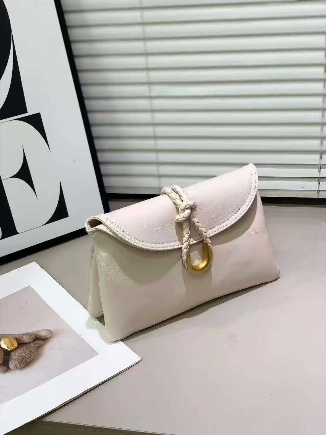 New design envelope designer same high end cowhide handbag armpit single shoulder women s crossbody trendy bag