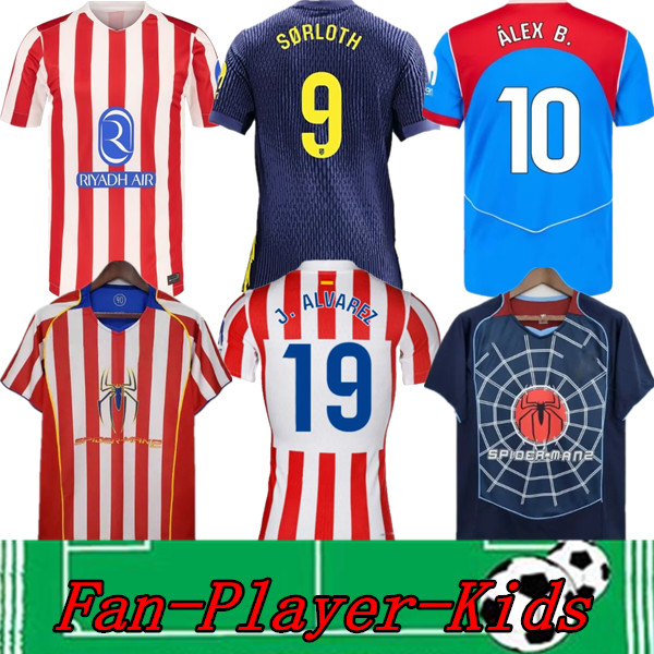 25 26 Atletico de Madrid Soccer Jerseys 04 05 kid kit Year MEMPHIS MORATA GRIEZMANN F.TORRES CORREA KOKE LEMAR CARRASCO men Football Shirt Camiseta de Futbol