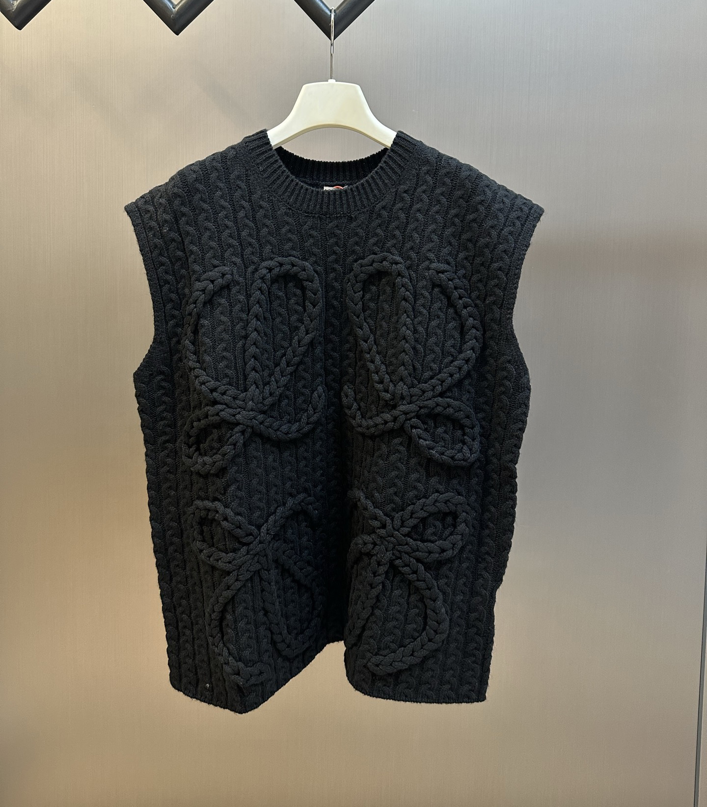 Men's Plus Size Hoodies & Sweatshirts jacquard letter knitted sweater in autumn / winter acquard knitting machine e Custom jnlarged detail crew neck cotton 24432