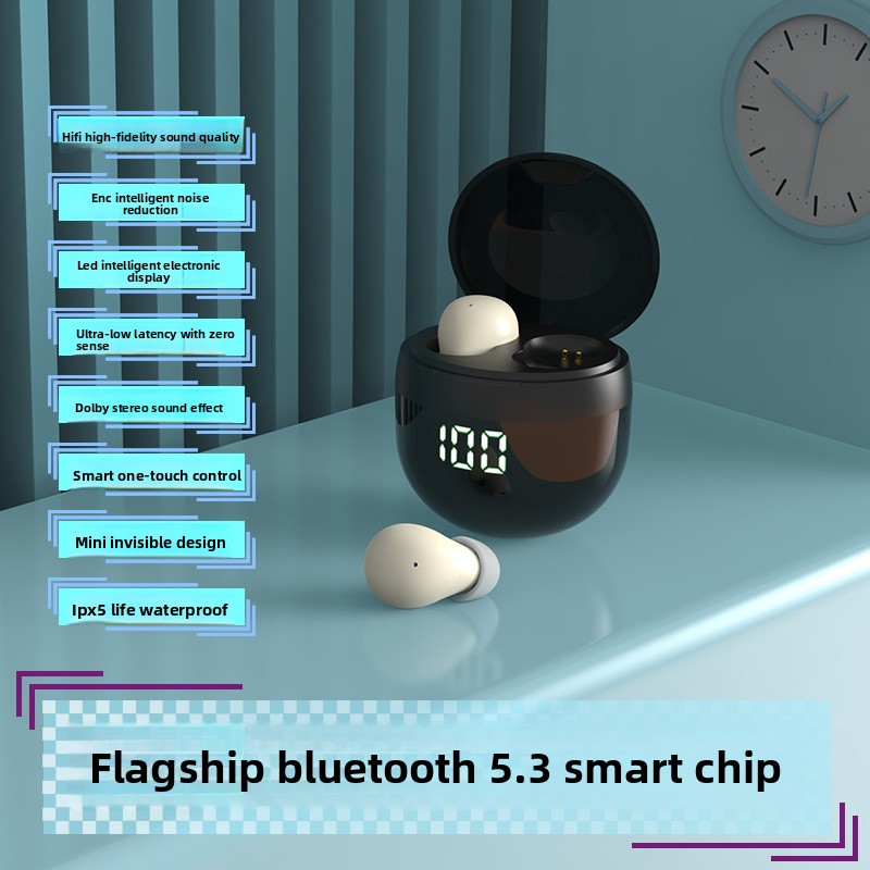 Private mold sk18 mini wireless bluetooth headset binaural in-ear sleep sports high sound quality ultra-small stealth