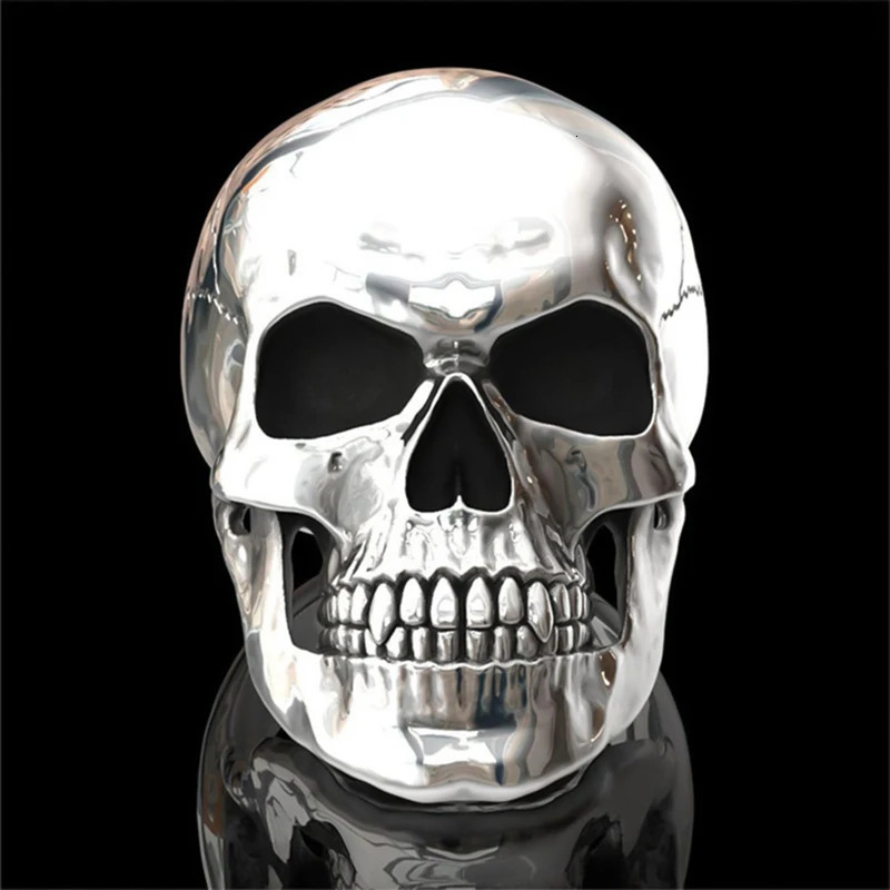 Hip-Hop Mens Biker Rings Ghost Head Skull Rings for men Gothic Punk Metal Rock Biker Jewelry Accessories Wholesale 251205