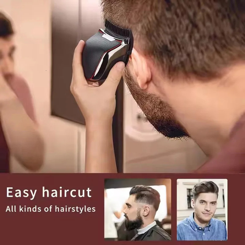 Shortcut Pro Self-Haircut Trimmer Kit Hair clipper Waterproof Cordless Electric Razor for Head Beard and Body 251205