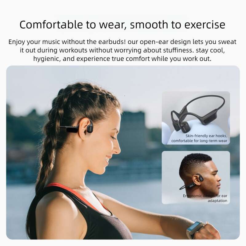 Famous Brand Wholesale S Bone Conduction Swimming Waterproof Ultra Long Battery Life Non In Ear Sports Bluetooth Headphones