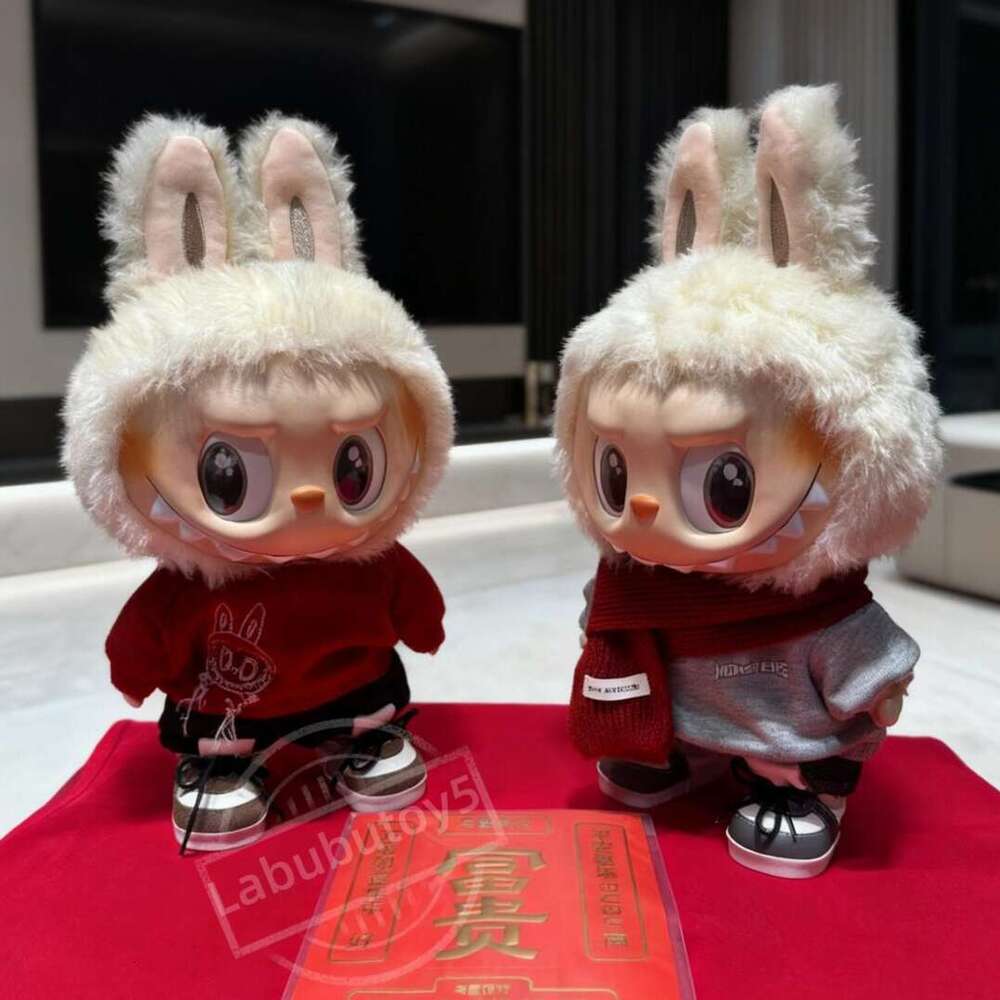 Original Quality Big Labubu 38Cm Doll The Monsters Walk By Fortune Best Of Luck Vinyl Plush Toy Gift For Festival
