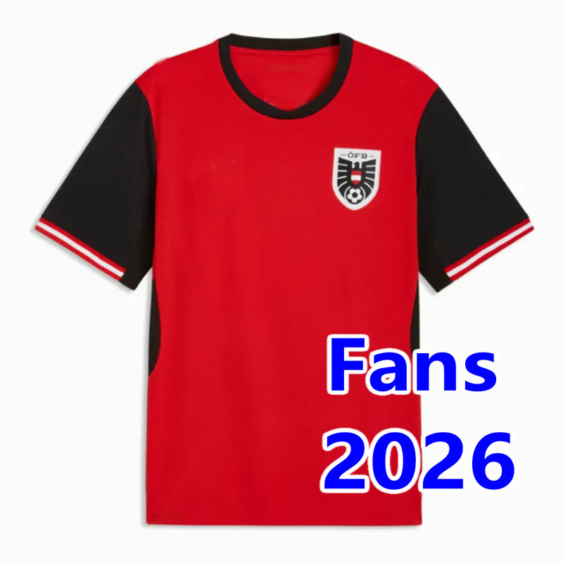 2026 Austria Soccer Jerseys 26 27 Austria national football Kits SEIWALD ALABA SABITZER football shirts GRILLITSCH LIENHART BAUMGARTNER LAIMER Men Uniforms