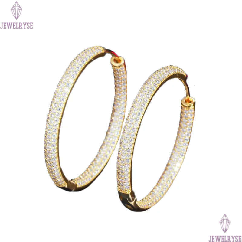 Fashio South America Hoop earrig desiger for woma AAA Cubic Zircoia 18k Gold Plated Earrigs Copper Jewelry Silver Circle Earrigy Valeties Day For