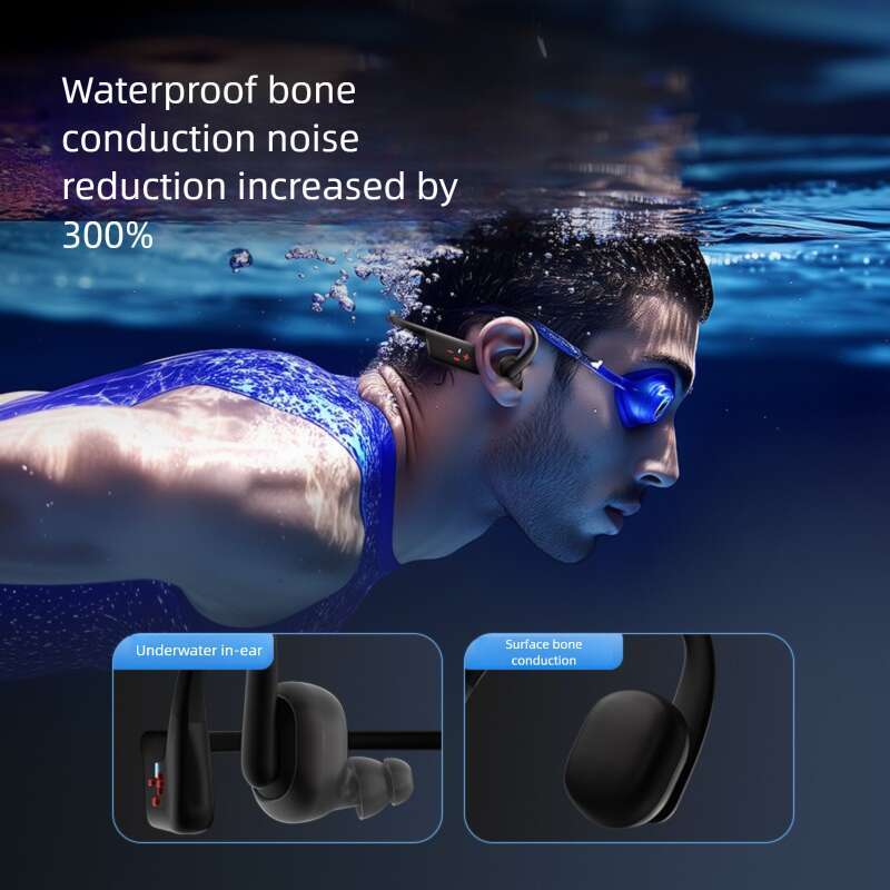 Famous Brand New Private Model S Bone Conduction Noise Reduction HD Sound Waterproof Sports Swimming Bluetooth Headphones Wholesale