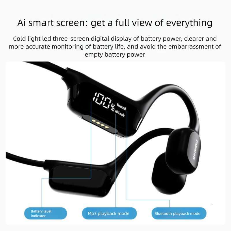 Wholesale S Bone Conduction Swimming Waterproof Ultra Long Battery Life Non In Ear Sports Bluetooth Headphones