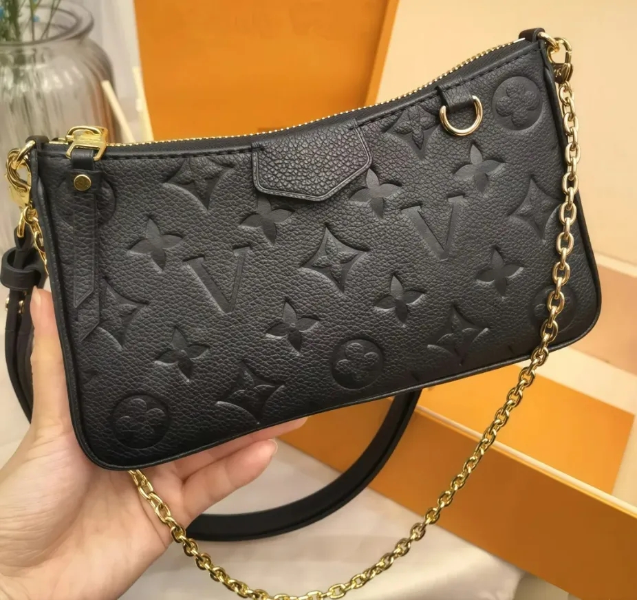 Designer Bag Luxury Bag Local Warehouse Purses Shoulder Bags Womens Embossed Leather Letters Floral Lady Embroidery Cross Body Handbags Clutch