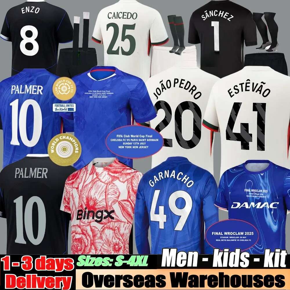 Chelseajersey 25 26 Cole Palmer Jadon Sancho Enzo Fernandez Jersey Marc Cucurella Mykhailo Mudryk Caicedo Kit Kids Chelse Football Shirt Cfc Jersey Chelses Jersey