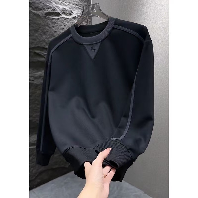 Designer Luxury Top Autumn New Men's Round Neck Horse Embroidery Sweatshirt Trendy Handsome Youth Casual Versatile Pullover Fashion Top