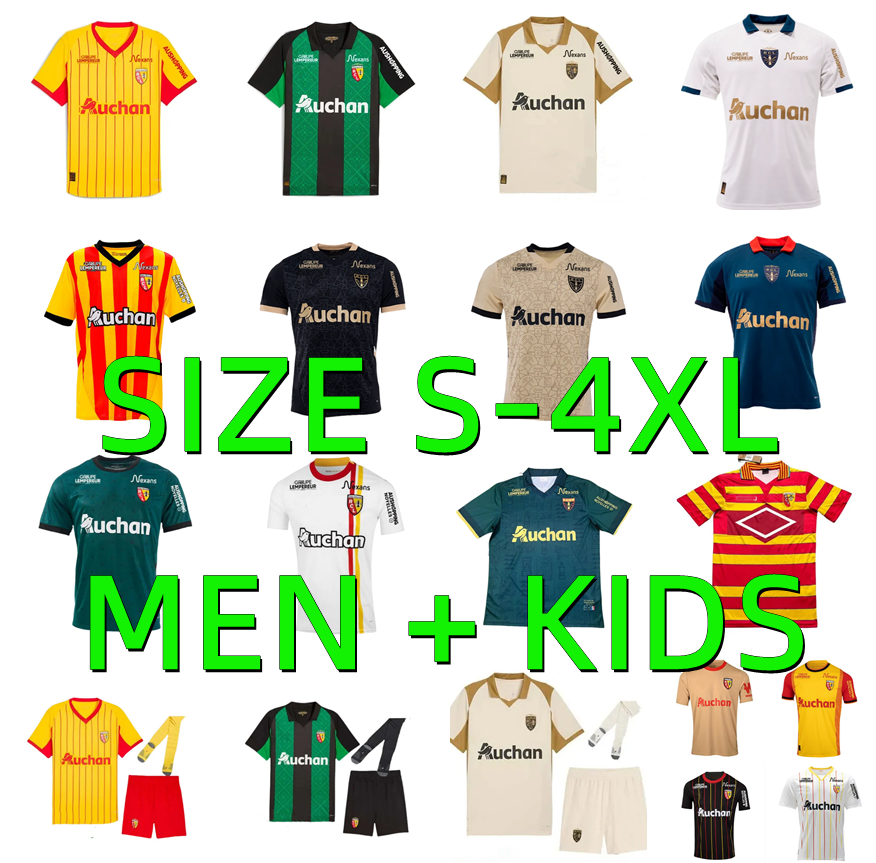 24 25 26 RC LENS soccer jerseys 2025 2026 Sainte-Barbe special OPENDA BUKSA KAKUTA DA COSTA maillot de foot MEDINA WAHI OREBA FRANKOWSKI medina football Shirts Men kids