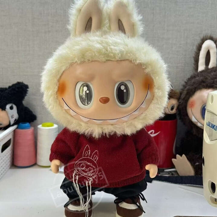 Original Quality Big Labubu 38Cm Doll The Monsters Walk By Fortune Best Of Luck Vinyl Plush Toy Gift For Festival