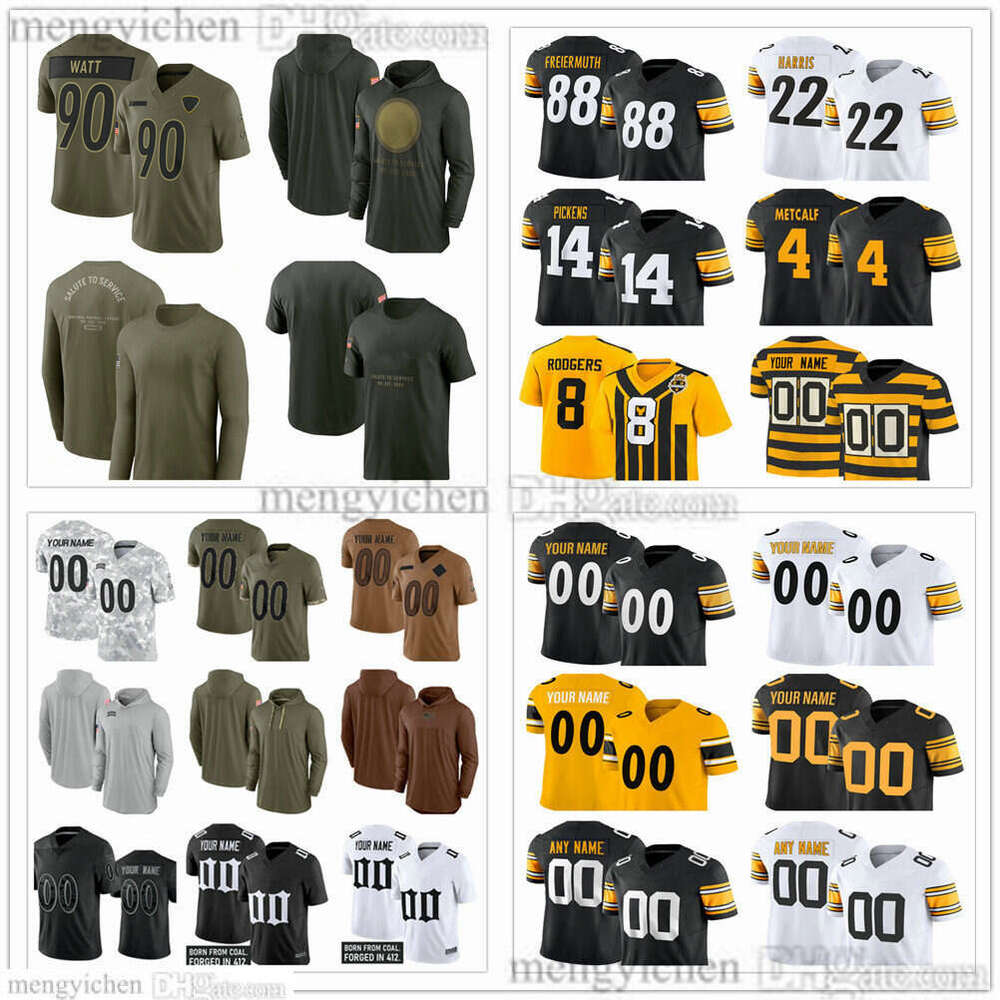 Man Football Jersey 5 Jalen Ramsey 51 Nick Herbig 24 Joey Porter Jr. 33 Jack Sawyer 18 Will Howard 41 Payton Wilson 30 Jaylen Warren 56 Alex Highsmith 83 Connor Heyward