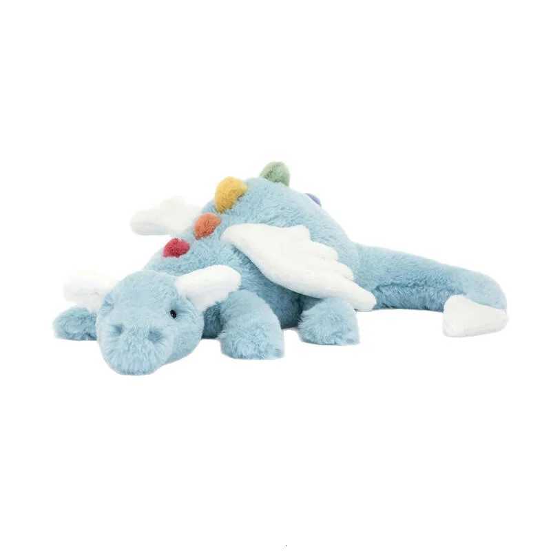Large Size Plush Sky Flying Rainbow Dragon Toy Soft Stuffed Animal Pillow Fun Lazy Snow Dragon Gift for Kids And AdultsXJ251208 - view 6