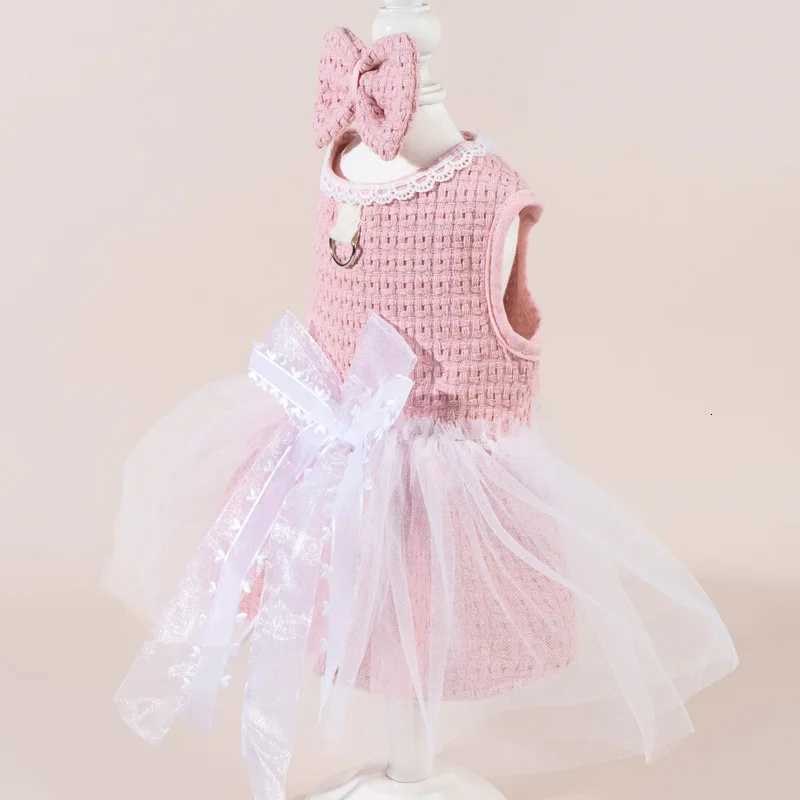 2025 New Pink Pet Cat and Dog Universal Cute Little Fragrant Gauze Skirt M251208