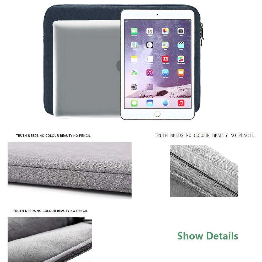 Laptop Bag Sleeve For 11 12 133 14 156 173 Inch Computer Case For MacBook Air 13 Case Xiaomi Lenovo Dell Asus Waterproof BagT251208