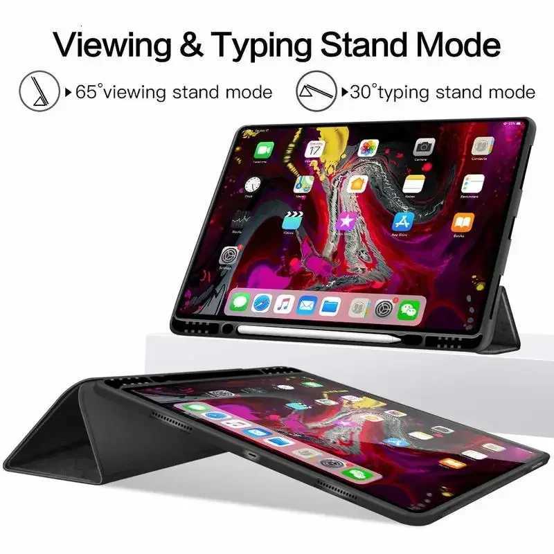 Retro Marbling Tablet Case for IPad Pro 129 Series Dedicated 2015/2017 2018 2020/2021/2022 Generation Case Pen Slot Smart Cover C251208