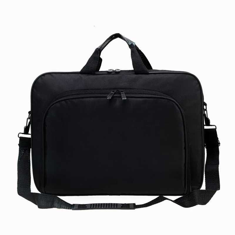 Business Laptop Bag 156 Inch 17 Inch Portable Nylon Computer Handbags Laptop Shoulder Simple Style Handbag Zipper ShoulderbagT251208