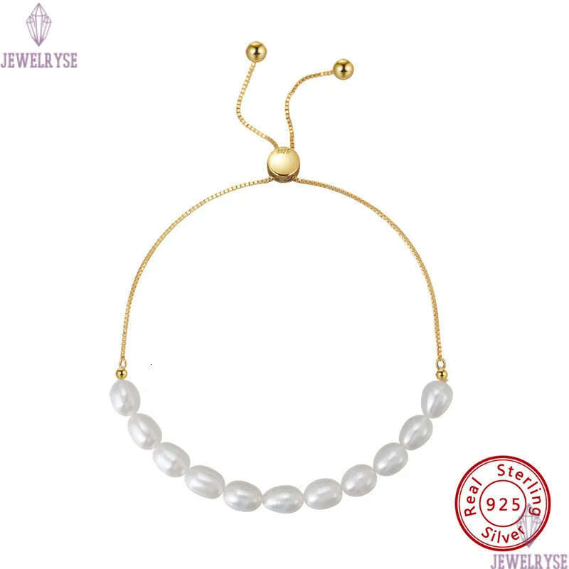 charm 7mm natural pearl bracelet designer woman 14k gold chain s925 sterling silver luxury bracelets womens jewelry length adjustable birthday friend 