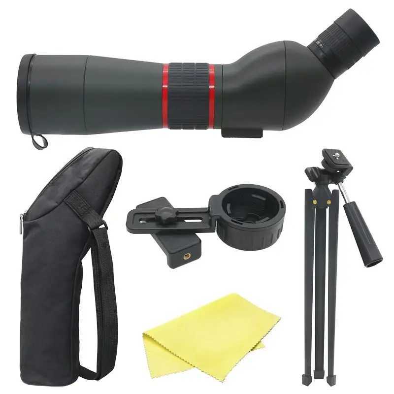 16-4865 Zo Spotting Scope Optical Telescope Monocar BAK4 FMC Waterproof Phone Clip Tripod Bird Watching Photography Outdoor C251208