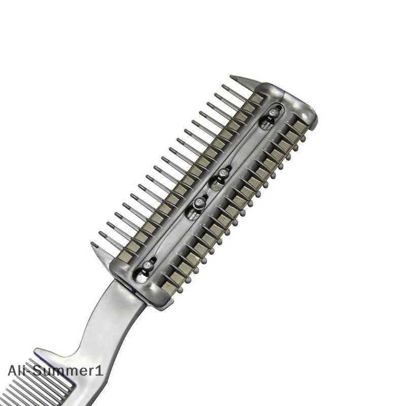 Pet Dog Hair Trimmer Comb Cutting Cut With 2 Blades Grooming Razor Thinning Dog Cat Combs Dog Cat Hair Remover Hair Brush Comb M251208 - view 4