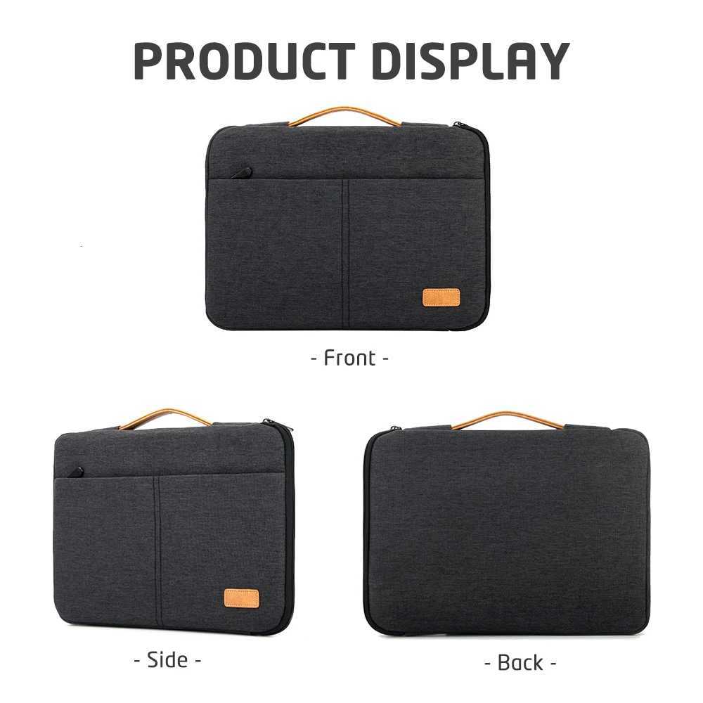 Protective Laptop Sleeve Case for 133 14 156 16 Inch New MacBook Pro M3 Max M2 M1 Slim Carrying Laptop Bag Men WomenT251208