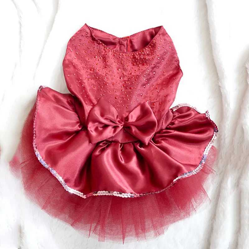 Summer Pet Clothes Dog Dress For Dogs Skirt Summer Princess Dog Wedding Dresses York Teddy Clothes For Dogs Skirts Pet Cat Dress M251208