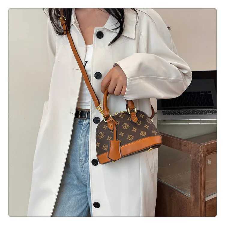 Wens Trendy Small Shell Bag - Luxury Vibe Versatile Top-Handle Crossbody Bag Y251208