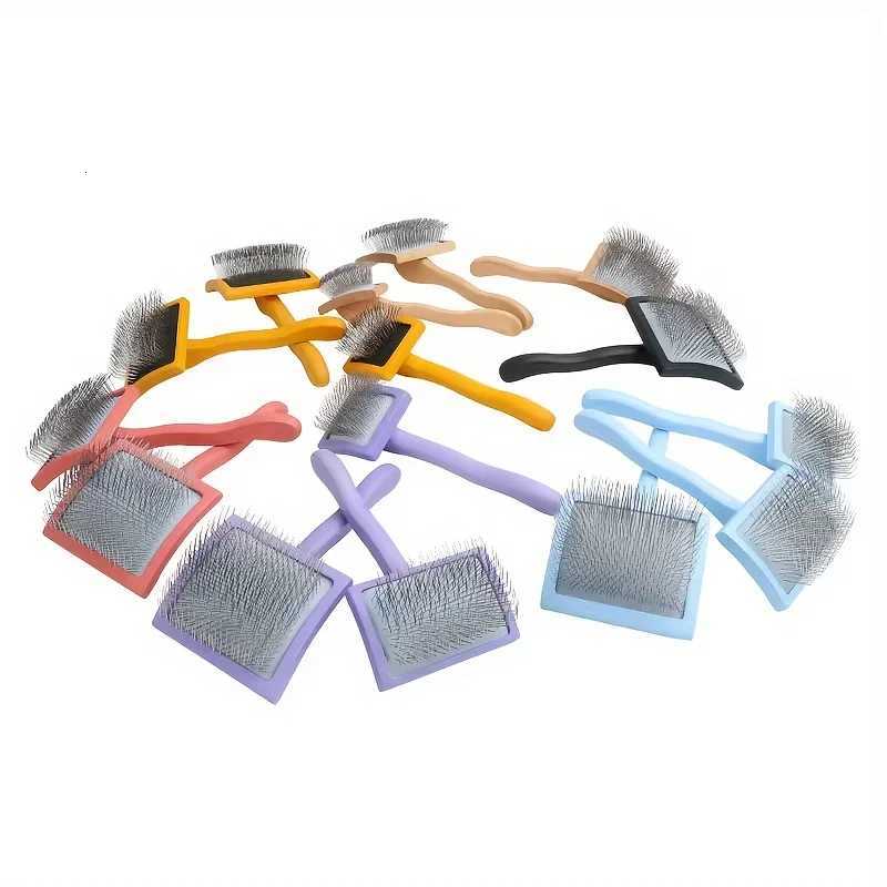 1Pc Extra Long Pin Dog Slicker Brush For Grooming Doodle Hair Shedding Pet Grooming Brush for Cats and Dogs Combs M251208 - view 7