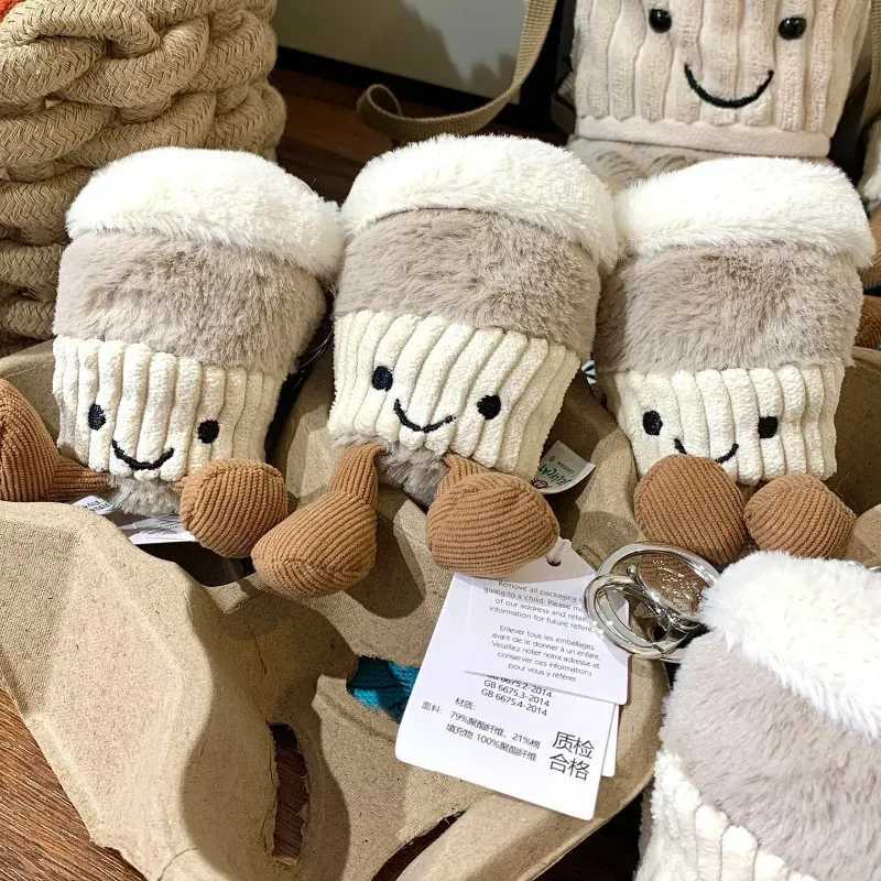 Adorable Plush Toy Keychain Coffee Cup Hanging Doll Cute Companion Bag Doll Soft Stuffed Animal Keychains For All AgesXJ251208 - view 3