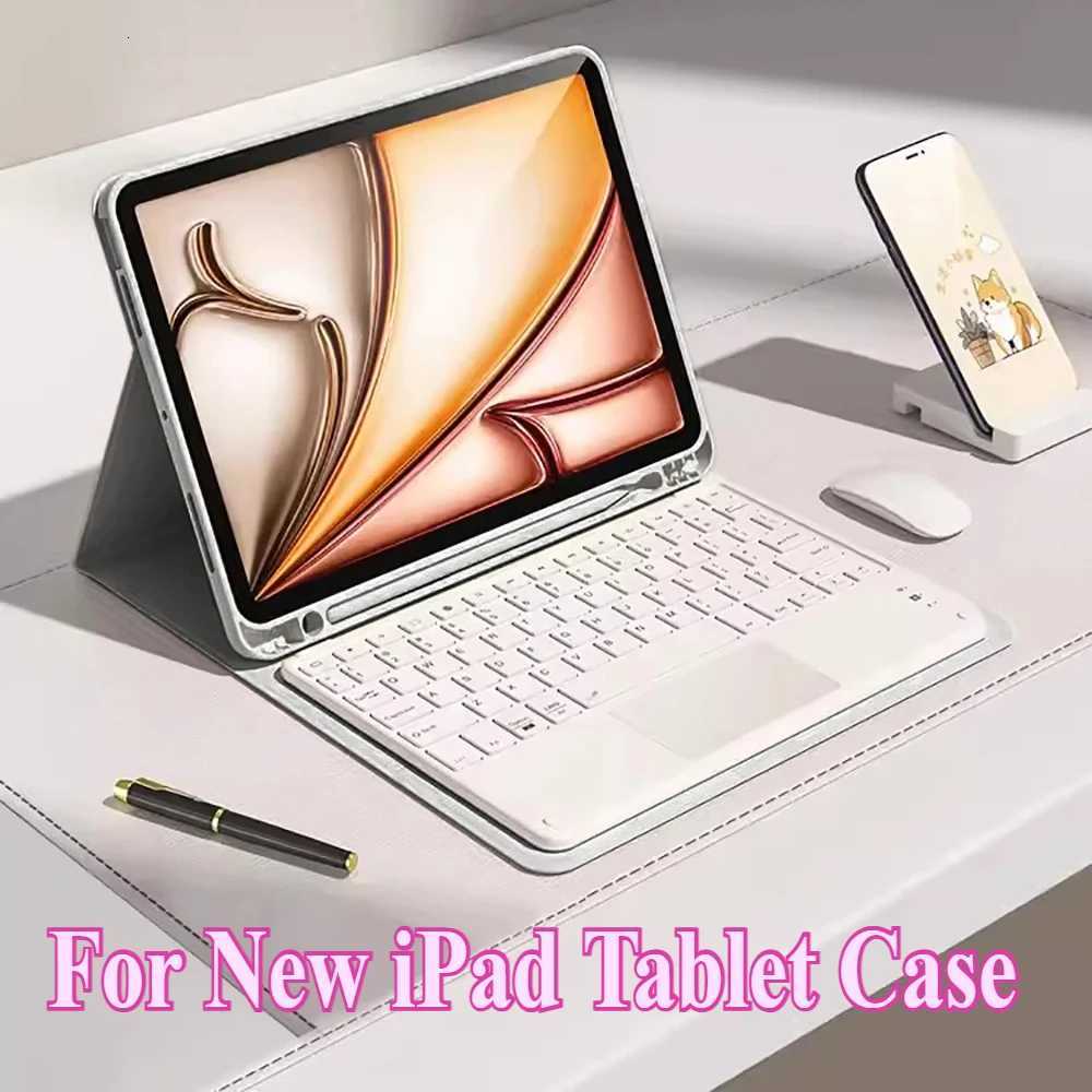 For 2024-2025 New iPad A16 11th Gen Keyboard Mouse Case for iPad Air M3 M2 11/13 Mini7 A17 Pro M4 Funda Magnetic Tablet Cover C251208