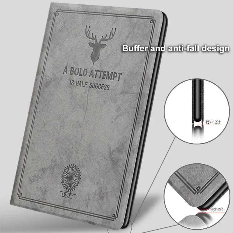 2025 Hot Premium Deer Case for IPad Pro M5 13 11 Inch M4 11th Gen A16 Air 7 6 M3 M2 Smart Leather Hard PC Back Tablet Funda C251208