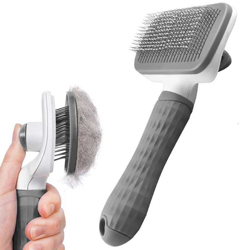 Dog Hair Remover Brush Cat Dog Grooming and Care Comb for Long Haired Pets Cleaning Bath Brush Pet Supplies M251208