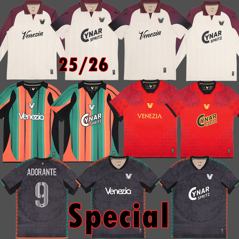 25 26 Venezia FC soccer Jerseys 4TH BUSIO DOUMBIA ADORANTE 2025 2026 YEBOAH CASAS jersey Venezia Kids football shirt VF kit Special edition